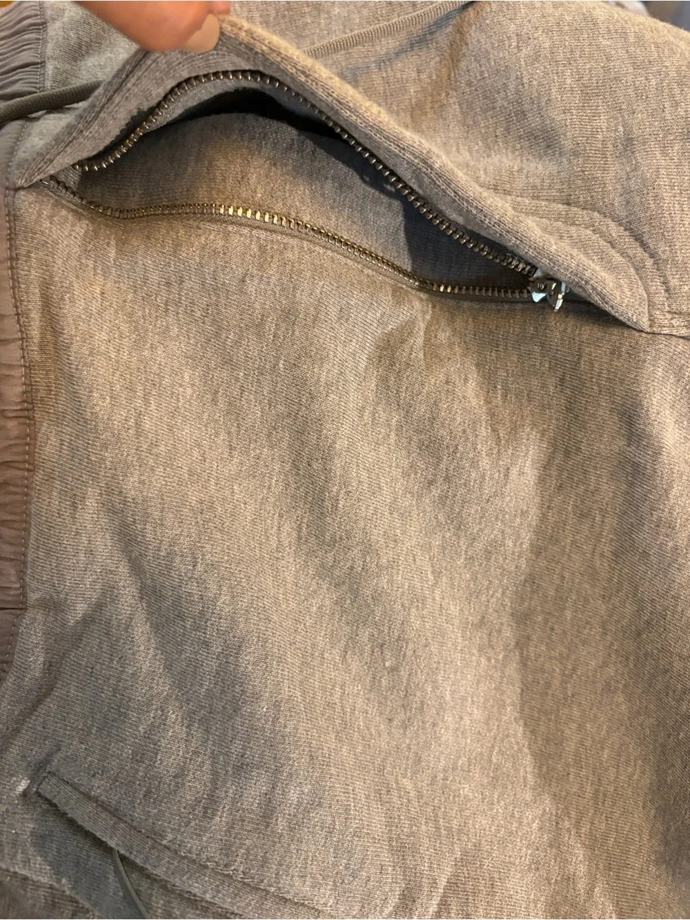 Y-3 Adidas x Yohji Yamamoto Light Gray Drawstring Jogger Sweatpants